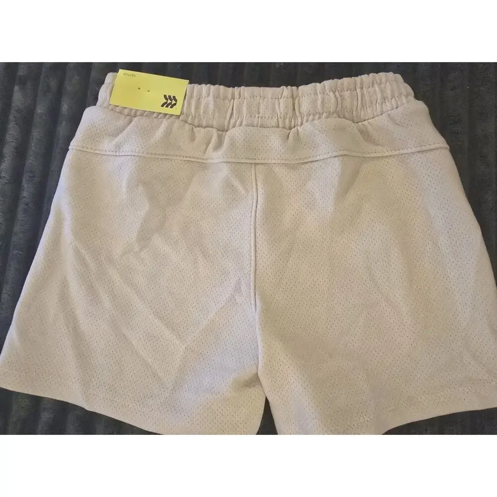Kids Size 6/7 All In Motion Shorts Cream Color